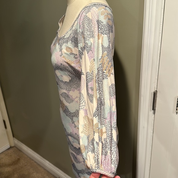 Rachel Pally print Knit Side Tie 3/4 Sleeve Dress - Picture 3 of 4